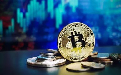 State-of-the-art Bitcoin mining rig operating at full capacity