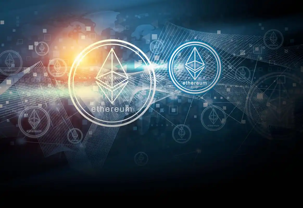 Bitcoin miners managing a mining farm with advanced blockchain technology